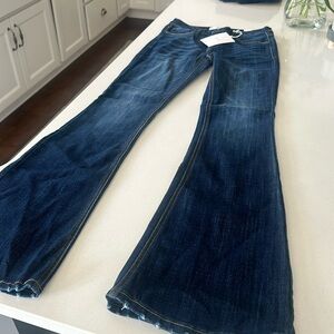 NWT Tags mid rise flare jeans